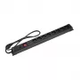 Listwa przeciwprzepięciowa Hawk HWPS801BK z kablem zasilającym 1,5 m, model HWPS801BK