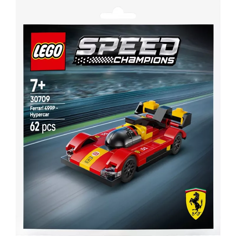 Klocki LEGO Speed Champions Ferrari 499P Super Sports Car Polybag 30709