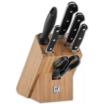 ZWILLING 35621-004-0 komplet noży kuchennych/sztućców 7 szt. Zestaw w etui na noże