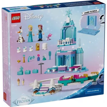 LEGO DISNEY 43281 Lodowy Zamek Elsy i Przygoda na Śnieżnym Torze