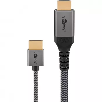 Plus Slim High-Speed-HDMI-Kabel mit Ethernet, 8K @ 60Hz grau, 2 Meter