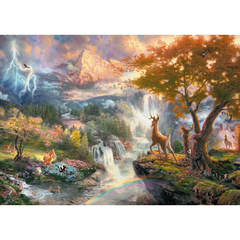 Puzzle Schmidt Spiele Disney Bambi 1000 elementów, szerokość 693 mm, dla osób od 12 lat