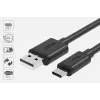 Kabel do transmisji danych i ładowania USB-C na USB-A Unitek C14067BK 1,5 m, czarny, wtyk USB-C na wtyk USB-A