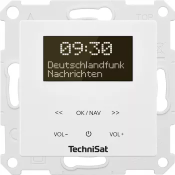 TechniSat DigitRadio UP 55 - Radio DAB - 2 x 2 Wat - Biały (0001/3901)