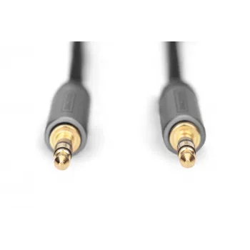 Kabel audio Digitus 3,5 mm jack na 3,5 mm jack 1,8 m czarny