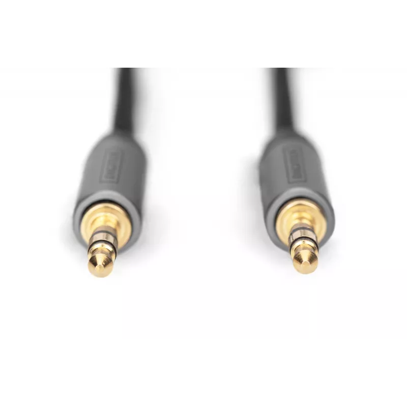 Kabel audio Digitus 3,5 mm jack na 3,5 mm jack 1,8 m czarny