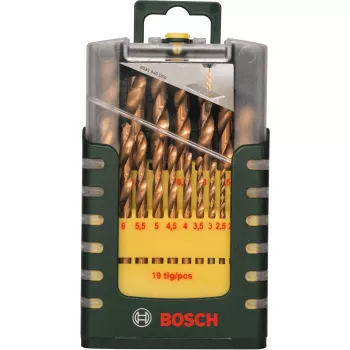 Bosch Prom 19-elementowy zestaw wierteł do metalu HSS-TiN | 2607017152