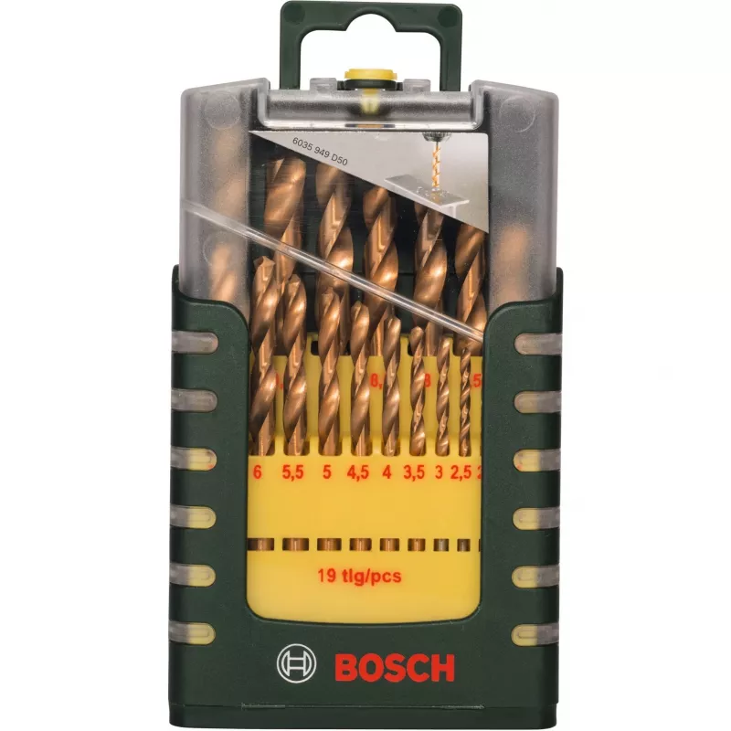 Bosch Prom 19-elementowy zestaw wierteł do metalu HSS-TiN | 2607017152