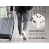 Podróżny zasilacz sieciowy GEMBIRD TPA-1A2C20-01-W — 20 W, USB-A (18 W) + 2× USB-C (20 W), wtyczka typu E, biały