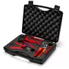 Zaciskarka do kabli Knipex 97 91 04 V01 Szary Pomarańczowy Czerwony 5 szt.