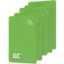 Zestaw kart dostępu NFC (5 szt.) do stacji ładowania pojazdów elektrycznych zielony Cell HabuDen EVGCAKNFC5