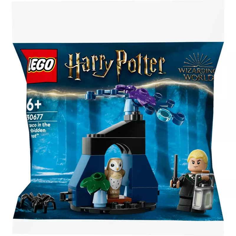 Zestaw konstrukcyjny LEGO Harry Potter model 30677 – scena z minifigurką Draco w Zakazanym Lesie