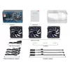 Zestaw wentylatorów Seasonic MagFlow 1-Fan Kit do obudowy komputera 12 cm Czarny 1 szt.