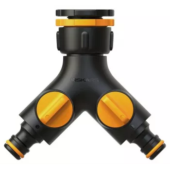 Fiskars 1027061 złączka do węża ogrodowego Złącze kranowe Czarny, Pomarańczowy 1 szt.