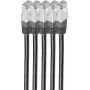 shiverpeaks BS75711-H0.5S-SET5 Kabel sieciowy Czarny 0,5 m Cat6 S/FTP (S-STP) (BS75711-H0.5S-SET5)