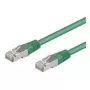 Kabel krosowy Wentronic Goobay CAT 5e, F/UTP, zielony, 10 m - mieszanka miedzi CCA (50185)