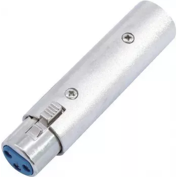 Adapter audio Omnitronic 3-pin XLR female na 5-pin XLR male model 30226577
