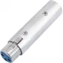 Adapter audio Omnitronic 3-pin XLR female na 5-pin XLR male model 30226577