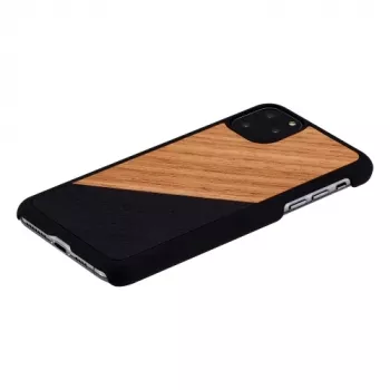Etui na smartfona man and wood do iPhone 11 Pro Max — wykończenie western Czarny