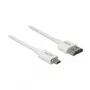 Kabel HDMI DeLOCK 85147 0,25 m Typ A na Typ D Biały