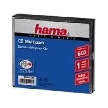 CD Multipack Hama 51292 6 krążków Transparentny
