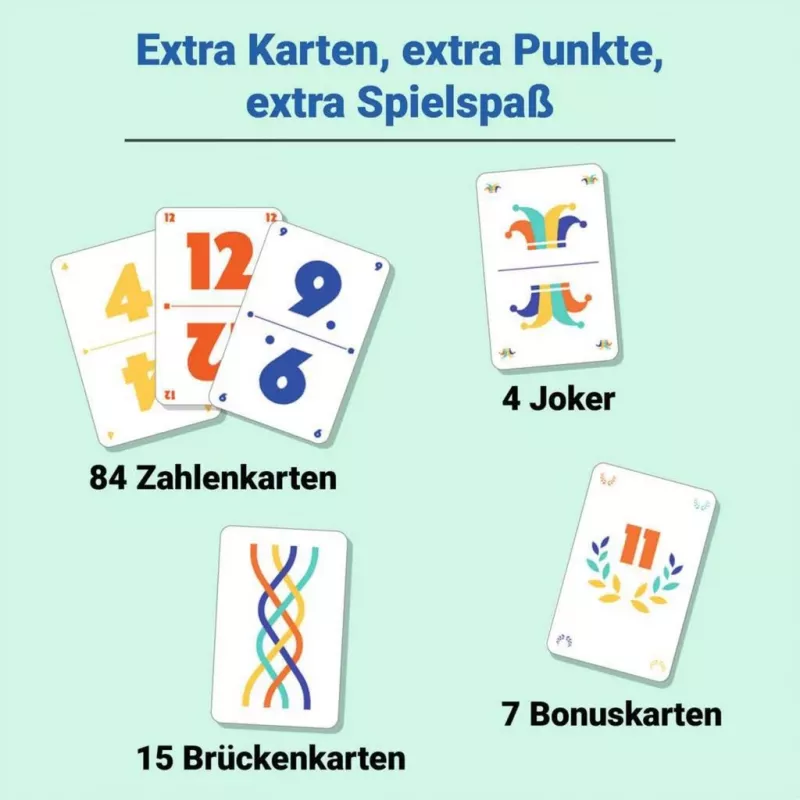 Elfer raus Extra, Gra karciana