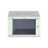 Szafka rack naścienna DIGITUS Dynamic-N 7U 19 cali 600x600 mm, niezmontowana, IP20, zamek na klucz