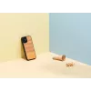 Etui na telefon Man and Wood do iPhone 12 mini, jodełka arancia czarne