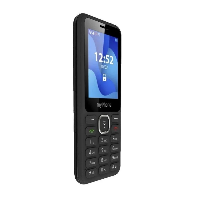 Telefon komórkowy MYPHONE myPhone 6320, wyświetlacz 2,4 cala, Dual SIM, 1000 mAh, Bluetooth, radio FM, czarny