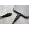 Przewód silikonowy FIXED USB-C/USB-C, 0,5 m, 60 W, czarny | Fixed