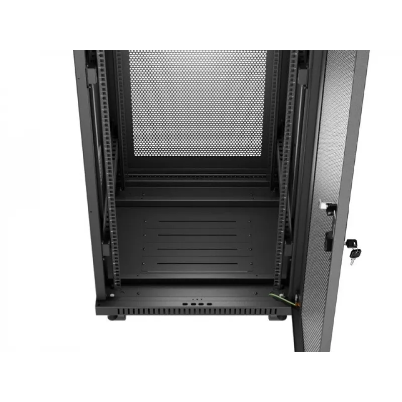 Lanberg FF01-6632-23BL szafa rack 32U wolnostojąca czarna