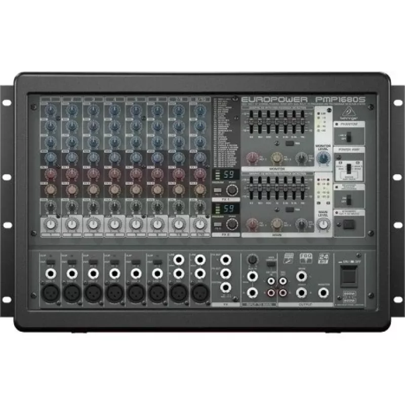 Behringer PMP1680S mikser audio 10 kanałów 10 - 200000 Hz Czarny