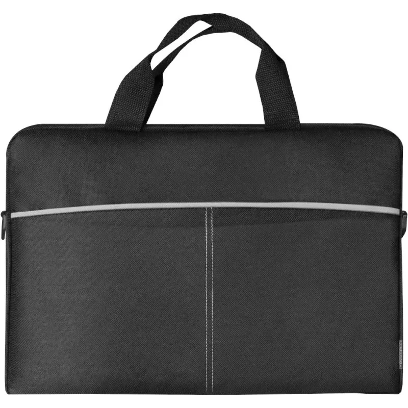 Torba na laptop DEFENDER Lite 39,6 cm (15,6 cala) Czarny/Szary, poliester, zamek błyskawiczny, uchwyt, odpinany pasek na ramię