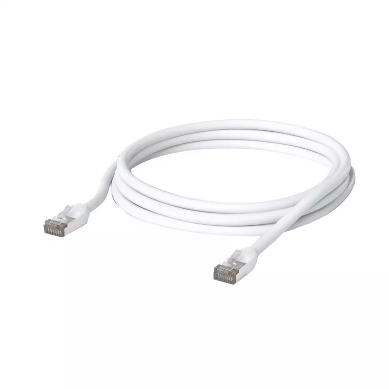 Kabel sieciowy Ubiquiti UACC-CABLE-PATCH-OUTDOOR-3M-W RJ-45 Cat5e 3 m Biały S/UTP TPE