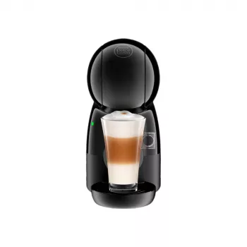 Ekspres do kawy na kapsułki DeLonghi EDG110.AB Piccolo XS — 15 barów, zbiornik na wodę 0,8 l, blat, czarny