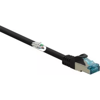 Renkforce RF-5047472 Kabel sieciowy czarny 10 m Cat6a S/FTP (S-STP) (RF-5047472)