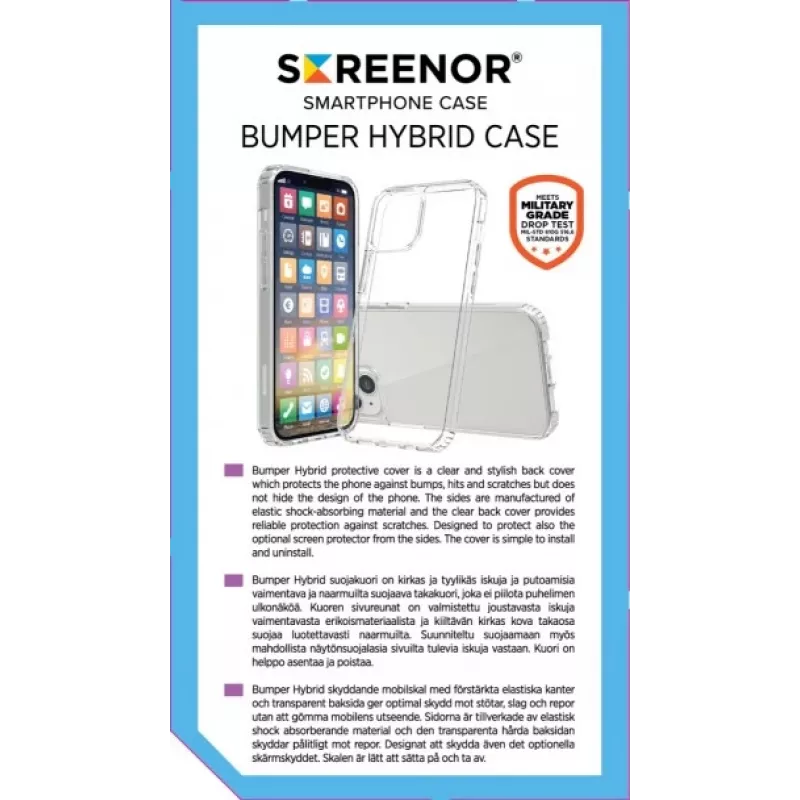 Cover Screenor 25635SB do Samsung Galaxy S24+ 17 cm Przezroczysty