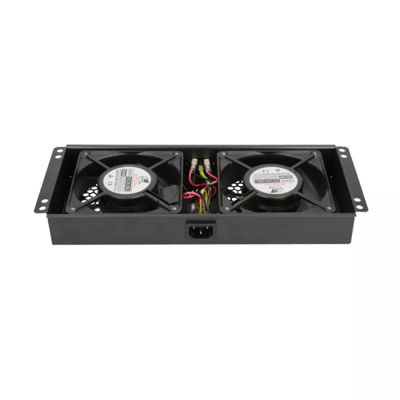 Wentylator chłodzący Extralink 2 FANS ROOF COOLING UNIT 220V AC Czarny Metal