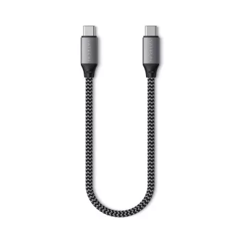 Satechi - Kabel USB - USB-C (M) do USB-C (M) - 25 cm - Zasilacz USB (100 W) (ST-TCC10M)