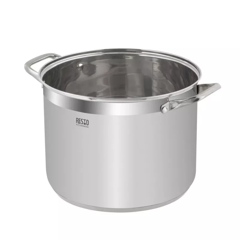 Resto Kitchenware Libra 13 L okrągły garnek ze stali nierdzewnej 22 cm
