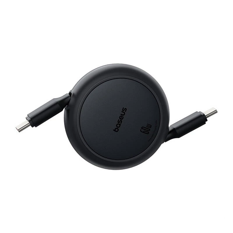 Baseus Free2Pull Mini kabel USB USB-C do USB-C, 60W, 1, (czarny)