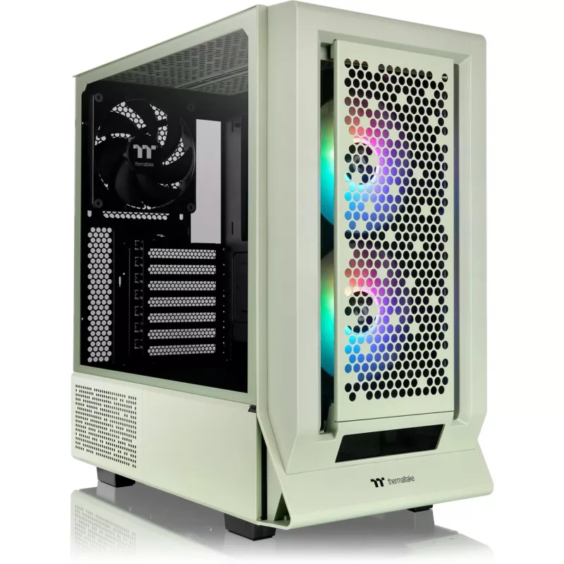 Ceres 350 MX, Tower-Enclosure Light Green, Tempered Glass x 2
