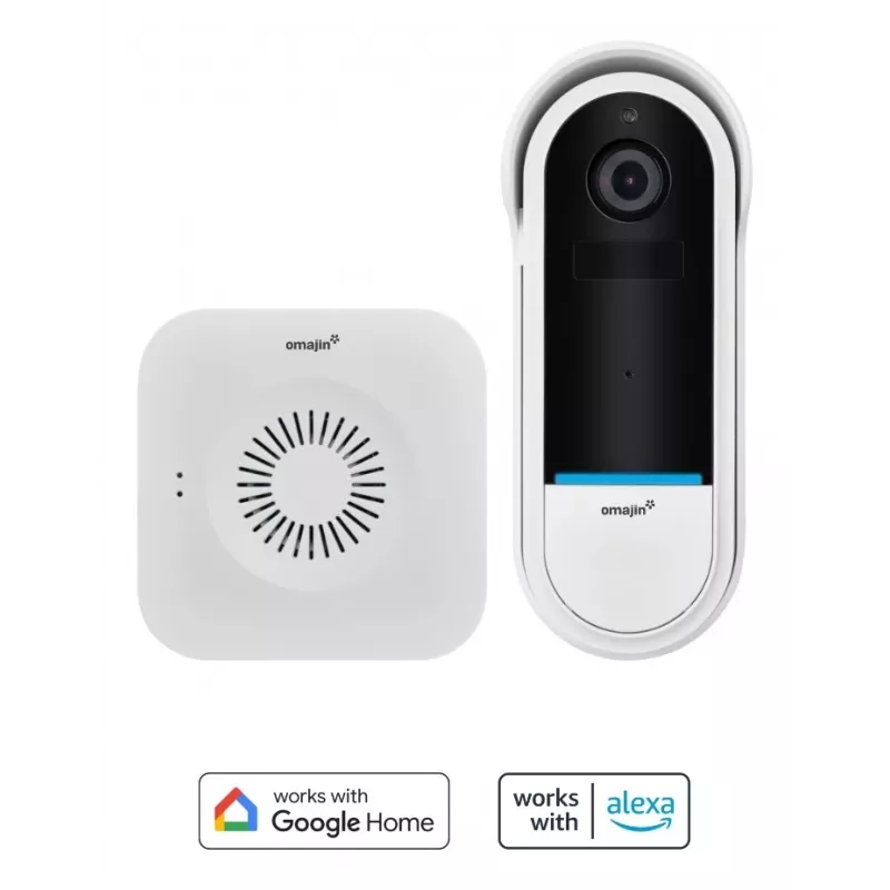 Dzwonek bezprzewodowy Omajin by Netatmo OVD-01-EU Czarny Biały
