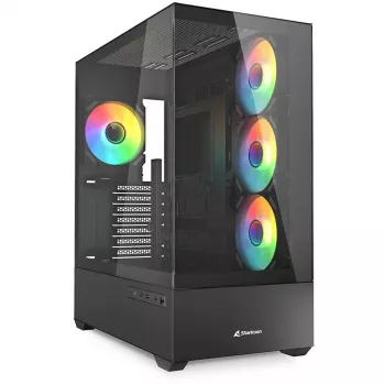 Obudowa PC Sharkoon AK6 RGB, ATX, czarna
