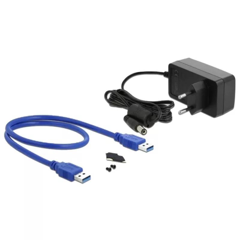 Obudowa HDD DeLOCK 42612 Czarna 3,5 cala