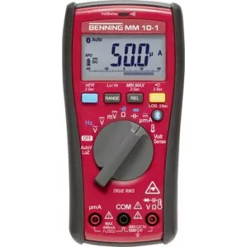 Benning MM 10-1 Multimetr cyfrowy ręczny Rejestrator danych CAT IV 600 V Wyświetlacz (liczniki): 6000 (044687)
