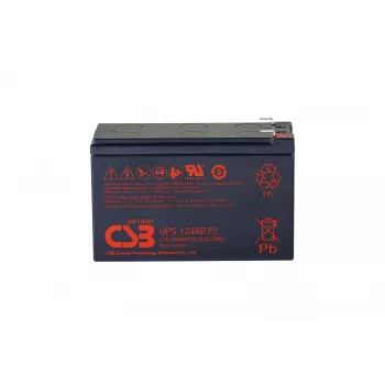 Akumulator CSB Battery 12V, 9Ah, AGM | UPS12460F2 | 460 W