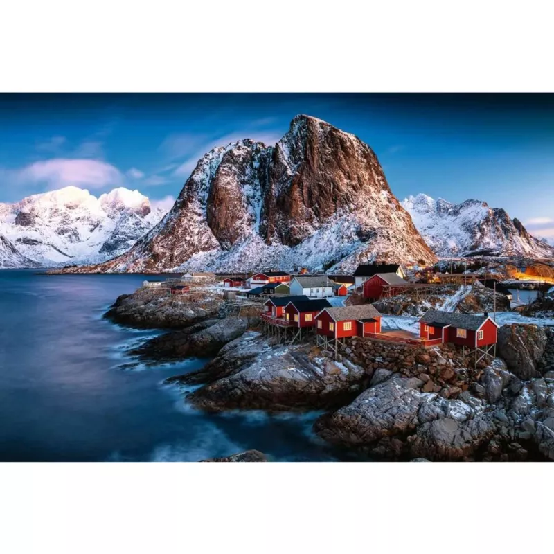 Puzzle Ravensburger Lofoty Norwegia 3000 elementów Krajobraz