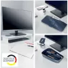 Uchwyt monitora LEITZ Freestanding 64340001 — podstawka biurkowa dla ekranów 61 cm (24 cale), udźwig 20 kg, regulacja wysokości, biały