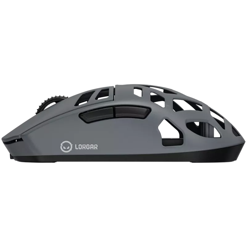 LORGAR MSE90W, Mysz do gier bezprzewodowa magnezowa Elite, ciemnoszara